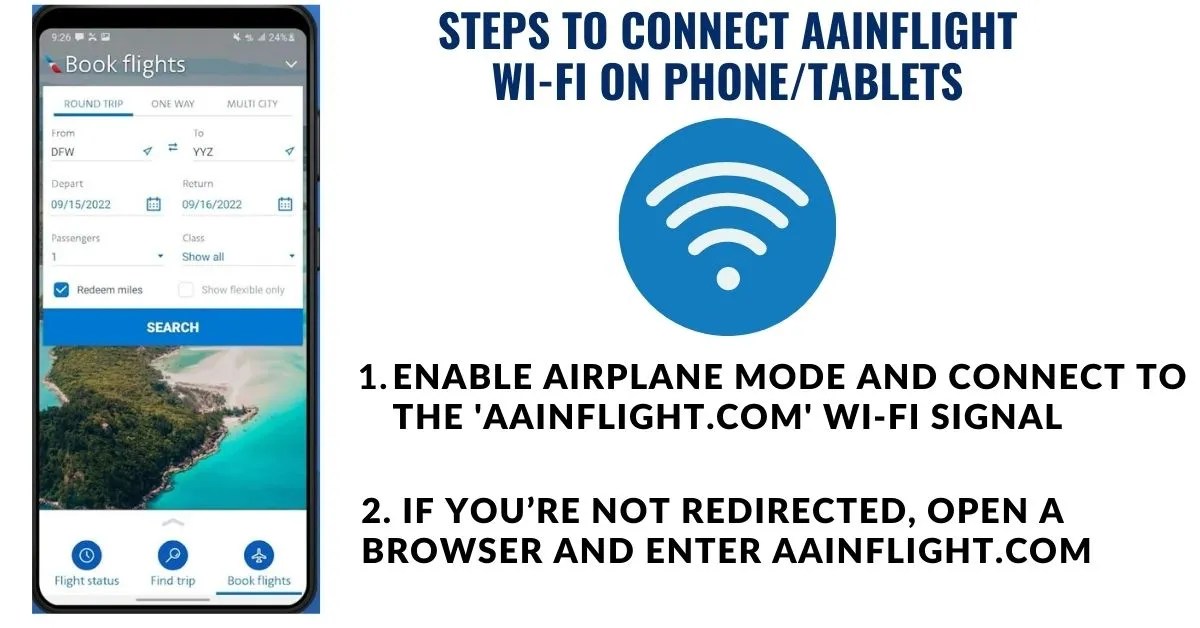American Airlines Inflight Wifi WiFi [Free]