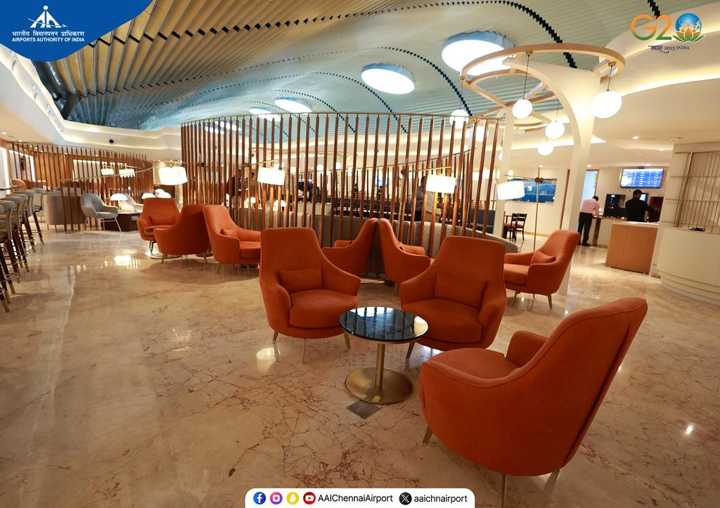 First Look at the Chennai Airport's New Business Class Lounge