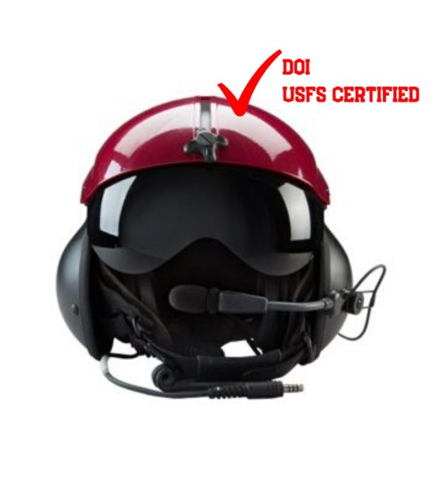 Kevlar Single Visor Helmet Helicopter Helmet Government Sales Inc.