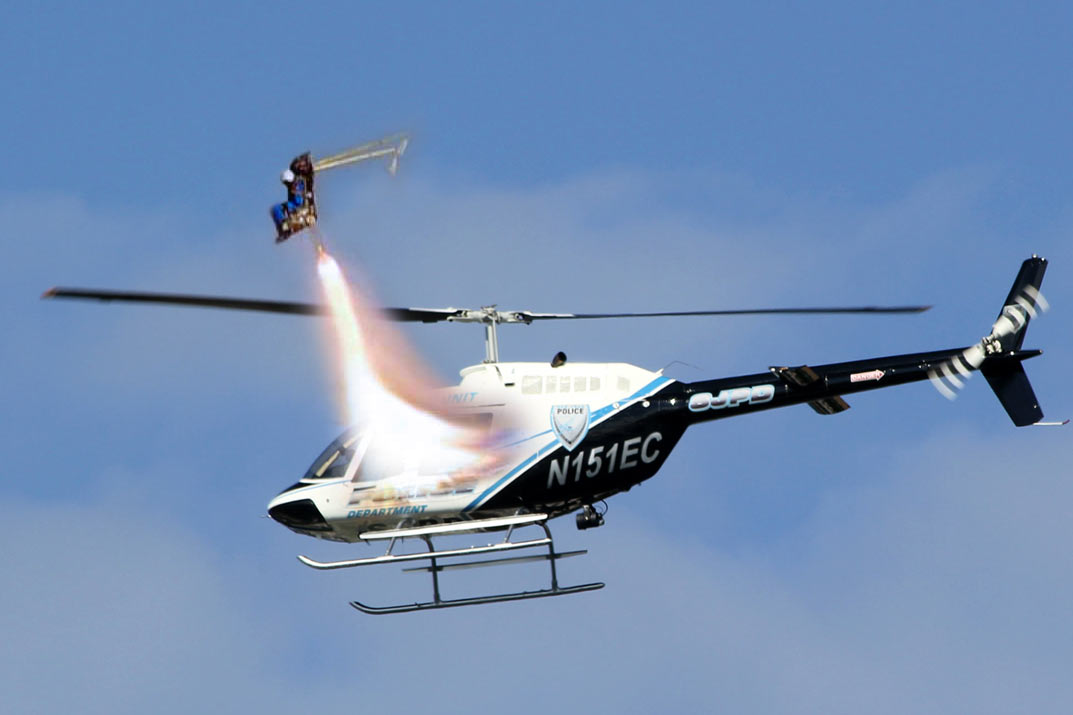 World's First Helicopter Ejection Seat Aviator Flight