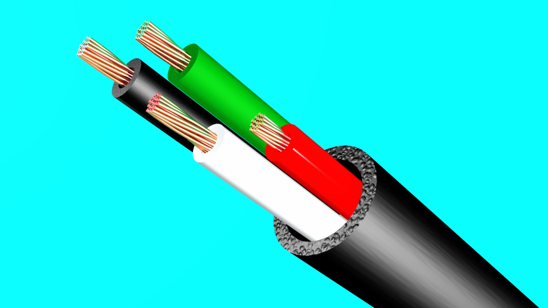 Premium 4C OFC Copper Speaker Cable 14AWG LV144b