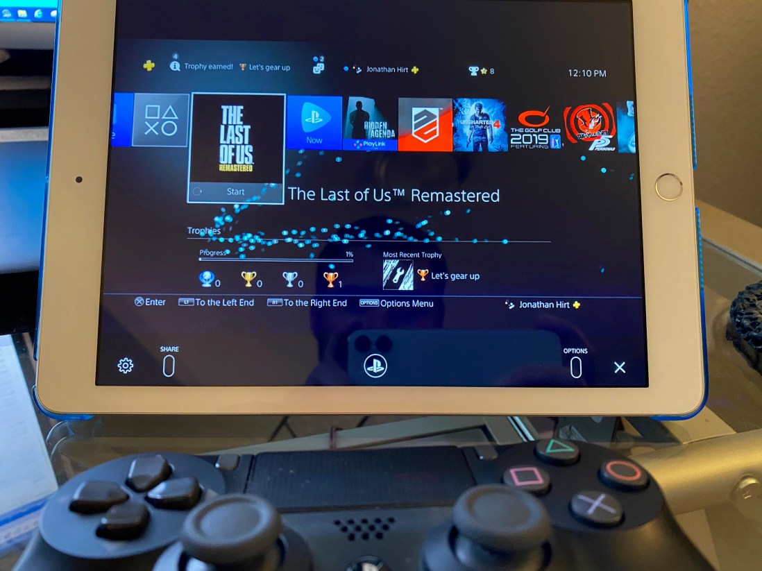 PS4 remote play ipad avideogamelife