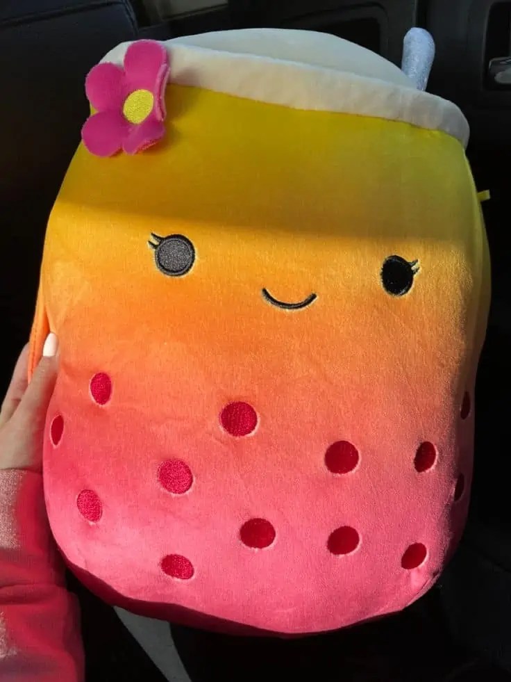 Boba Tea Squishmallows, Bernice, Bergit, Poplina Squishmallows Food