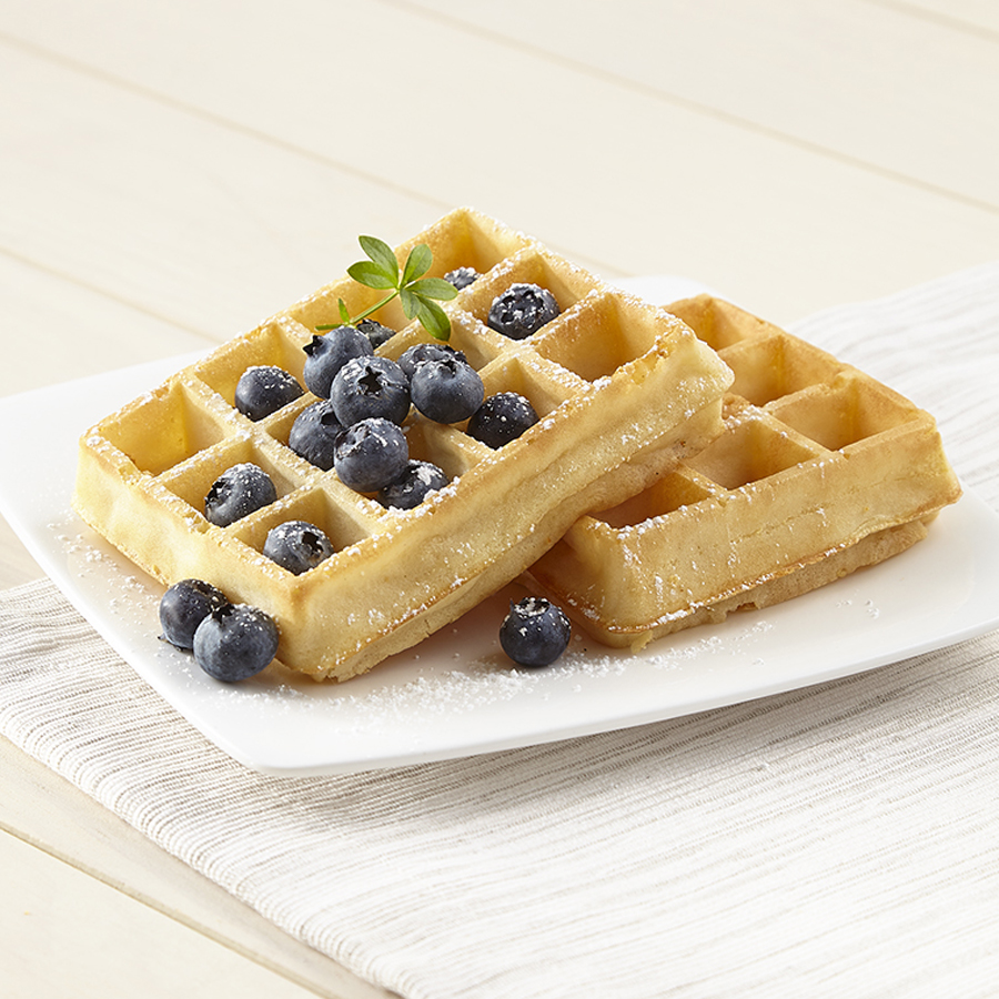 Authentic Brusssels waffle America's Finest Breakfast Waffle