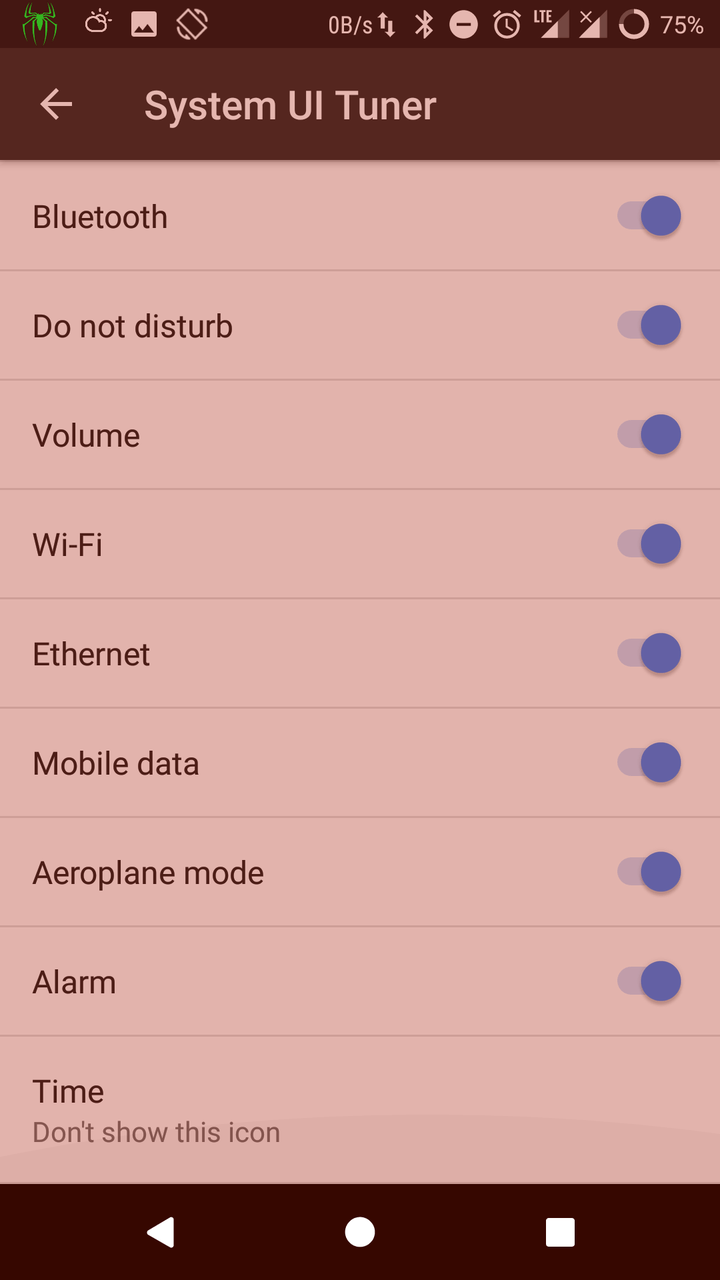 Remove Clock From LockScreen/StatusBar On Android RR Avil Page