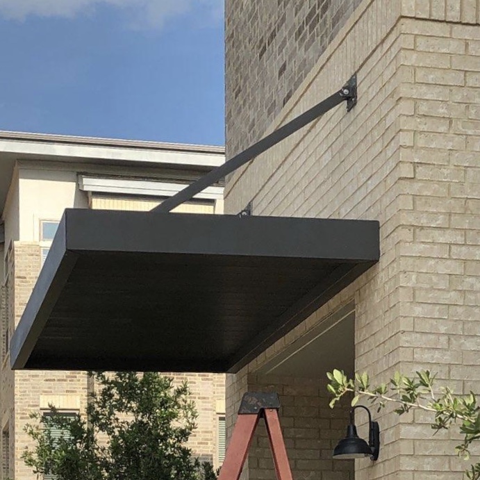 Enhanced Developments Custom aluminum awnings & canopies in Houston,TX.