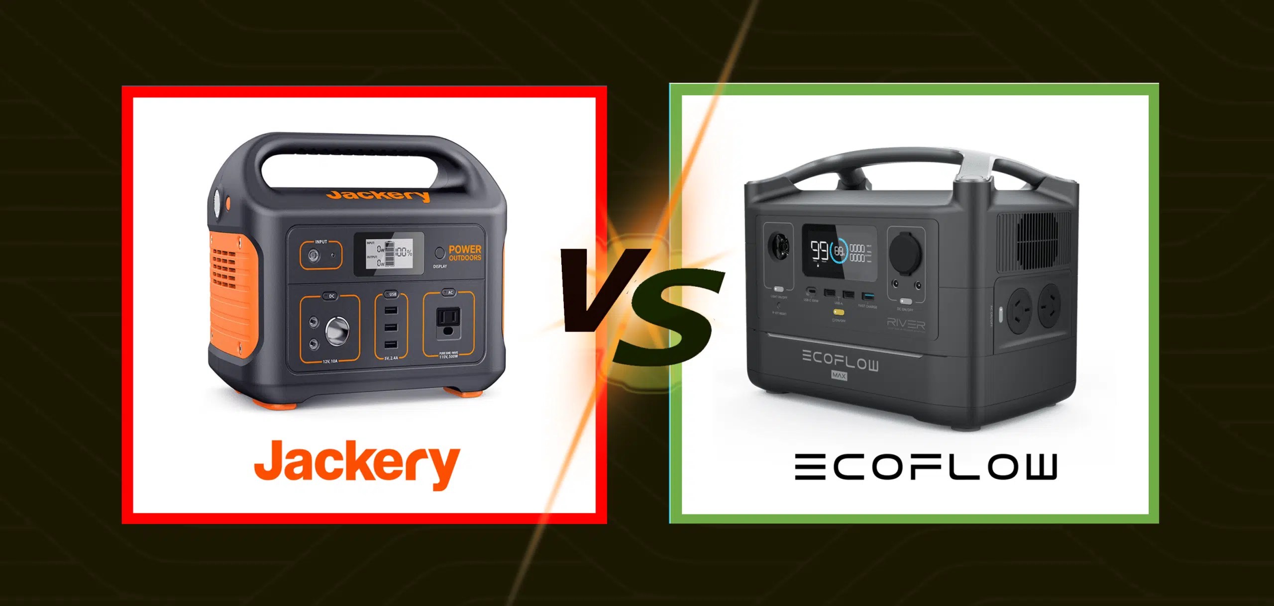 EcoFlow vs Jackery clash des stations électriques portables