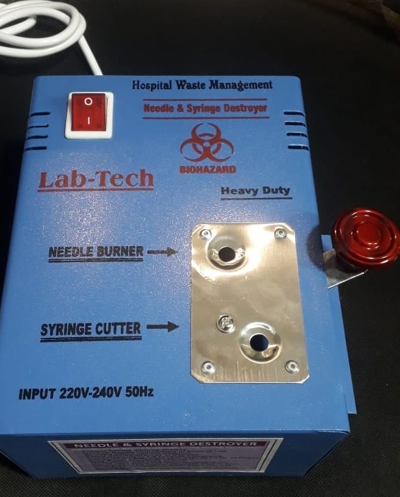 ELECTRIC NEEDLE BURNER & SYRINGE DESTROYER Avishkar