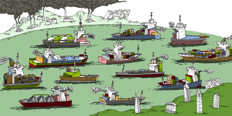 Globalisierung Kinderbuch Aviv Studios Illustration, Erklärvideos