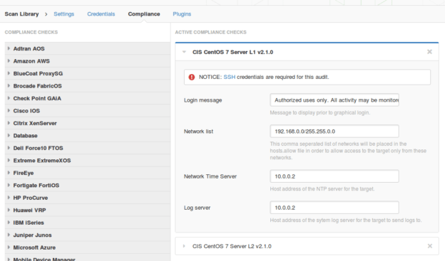 .auditbased Compliance Management in Nessus Alexander V. Leonov