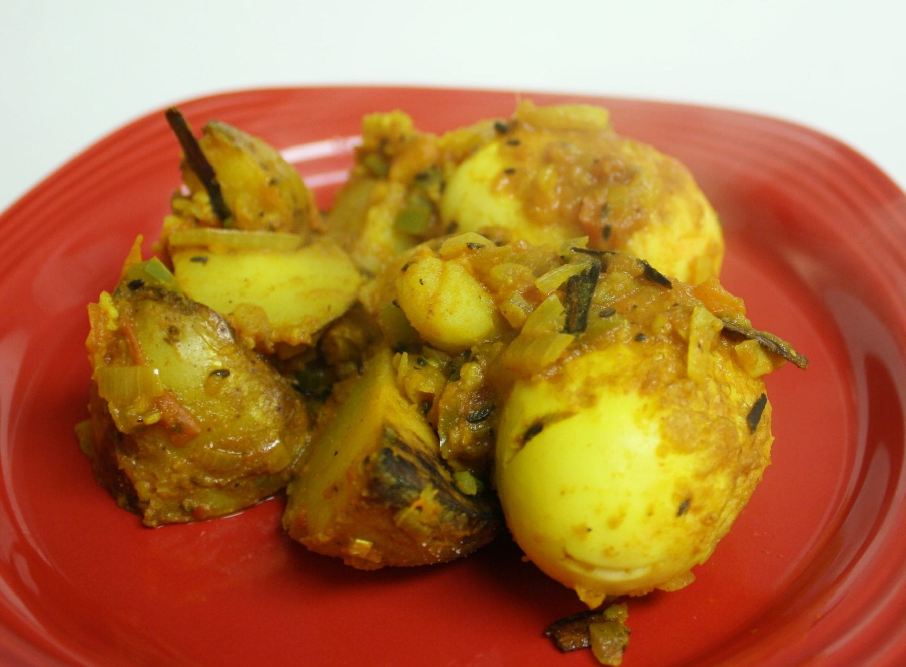 Delectable Spicy Indian Egg and Potato Curry Recipe