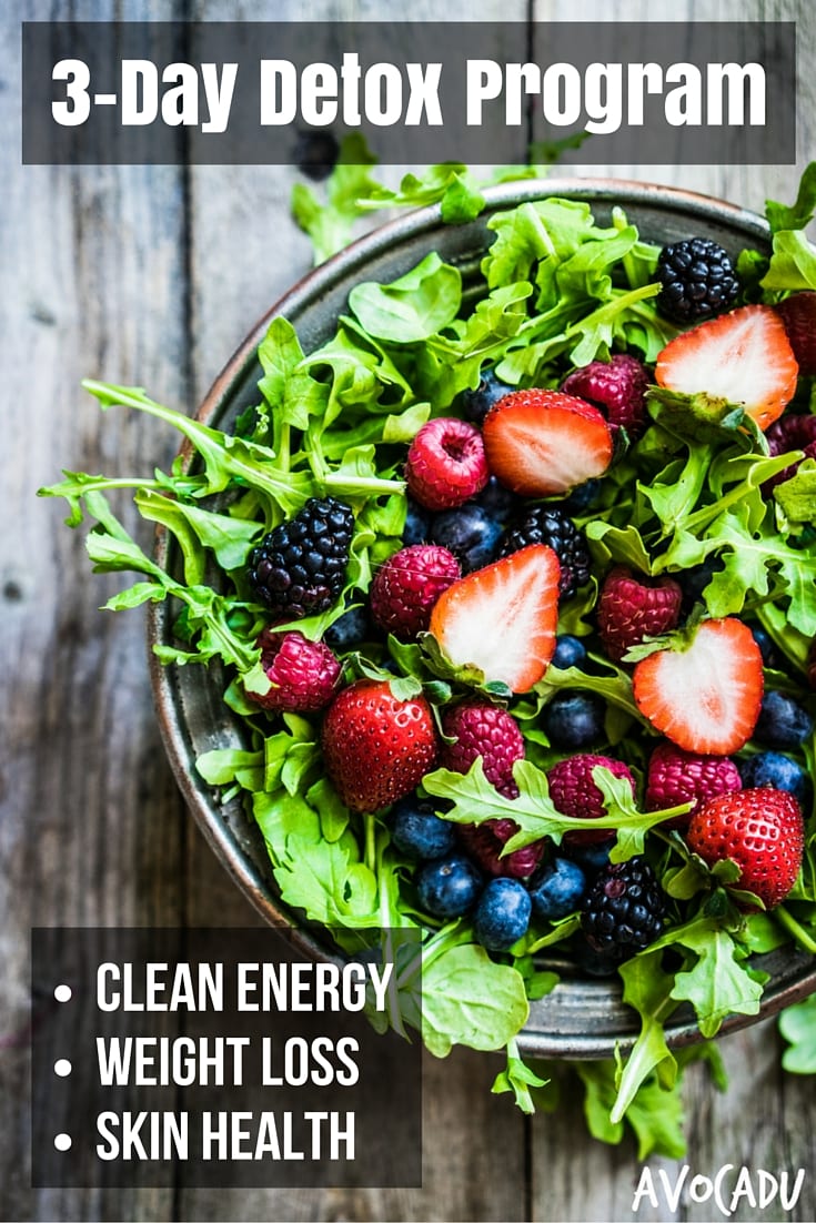 3 Day Detox Diet Plan that's Simple and Effective! Avocadu