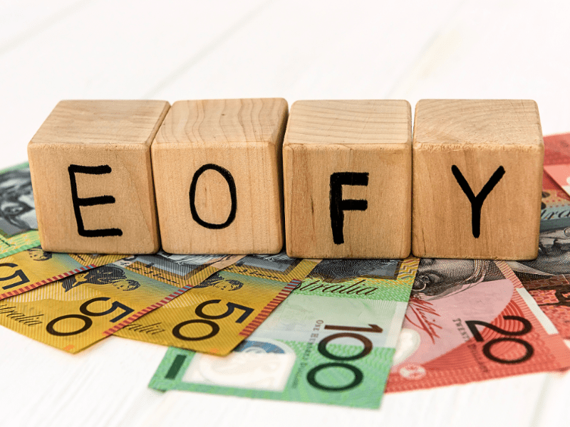 Why do businesses hold end of financial year sales?