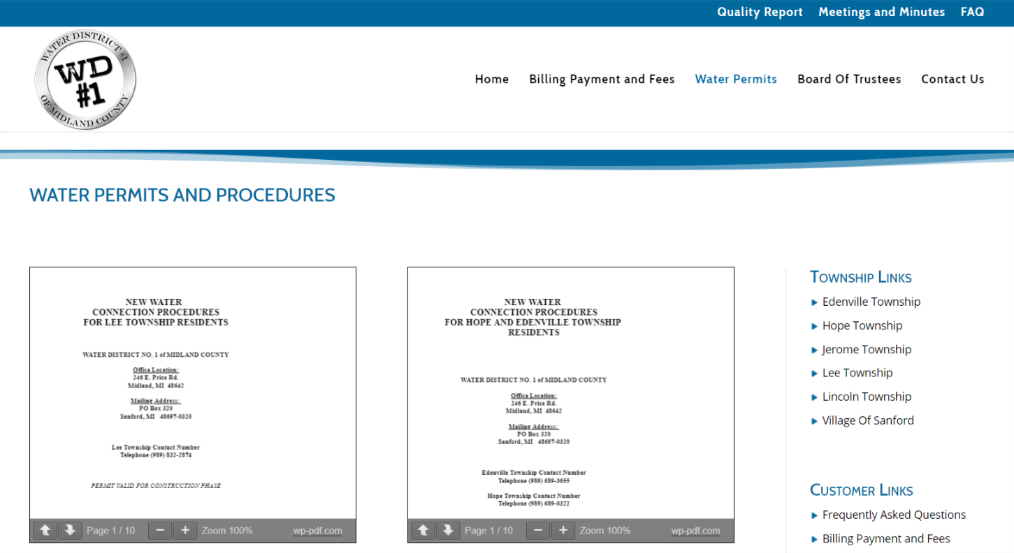 Water District 1 Of Midland County Avodah Studio  Design and