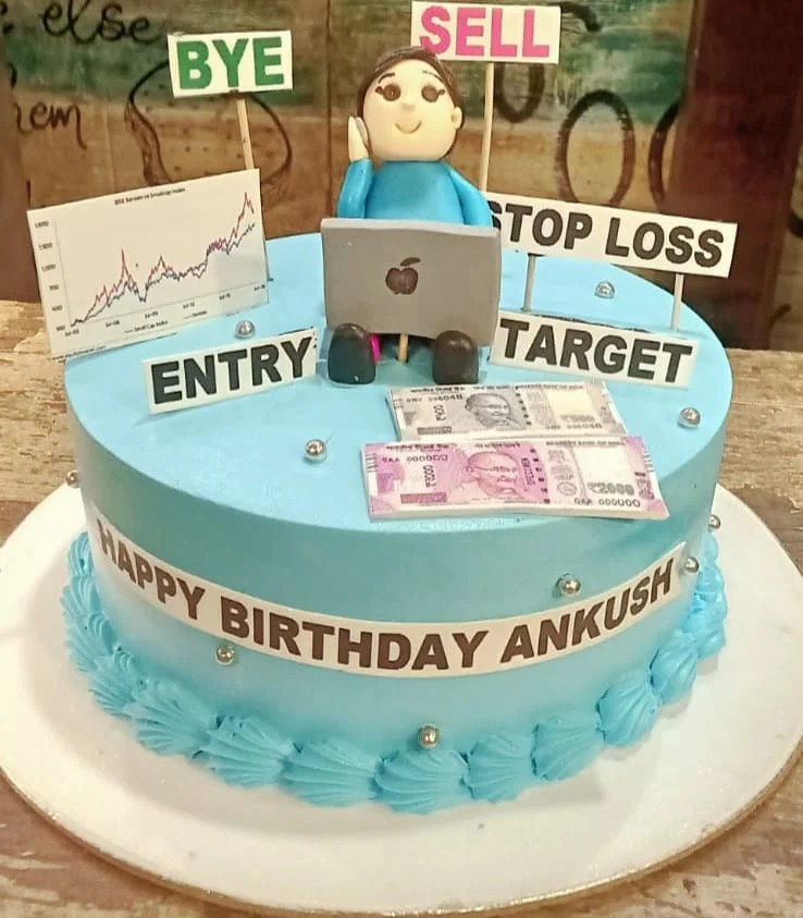 Stock Market Theme Cake Avon Bakers