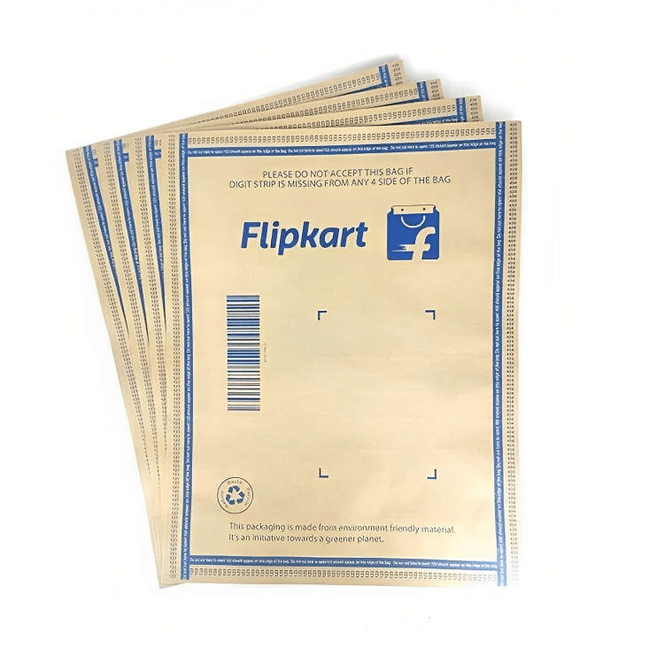 flipkart branded paper courier bags