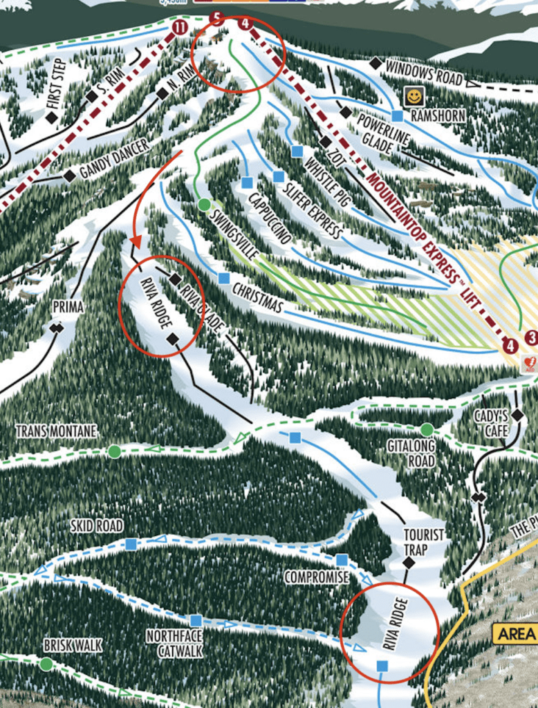 Vail Ski Run of the Week Riva Ridge The Best Vail Ski Shop for