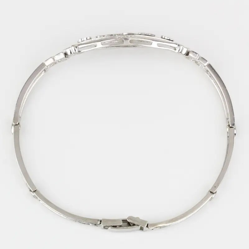 14k White Gold Quinceanera Bracelet w/ Diamonds A&V Pawn