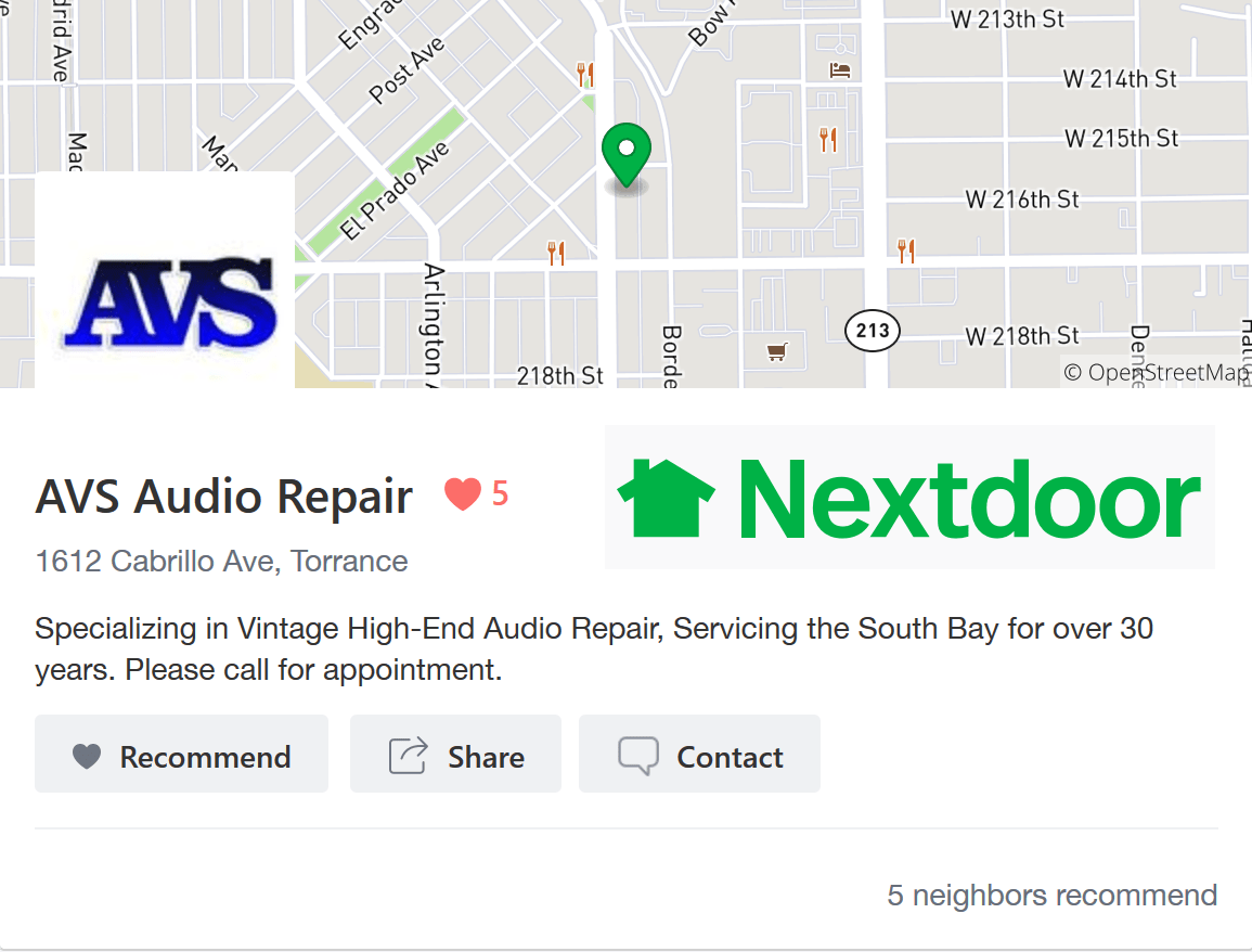 AVS Vintage Audio Service & Repair