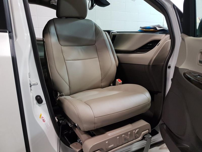 Adapt Solutions Link power transfer seat base Accessible Vehicle