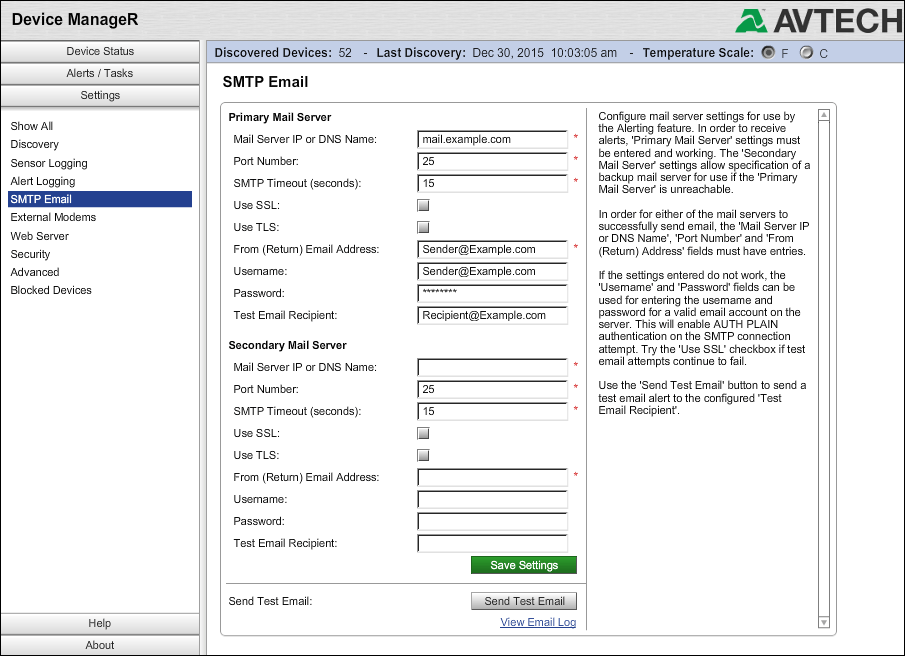 How To Set Up Email In Device ManageR (VIDEO) AVTECH