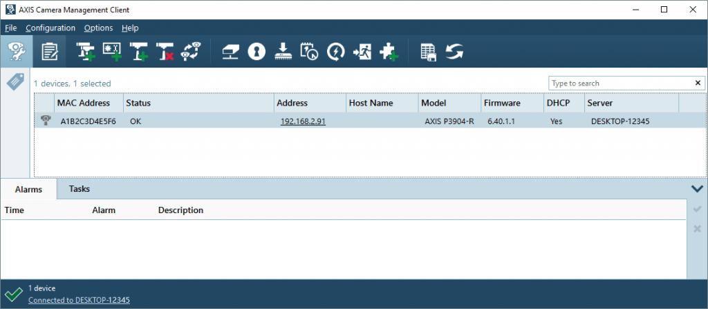 How To Discover Your Axis Camera - AVTECH