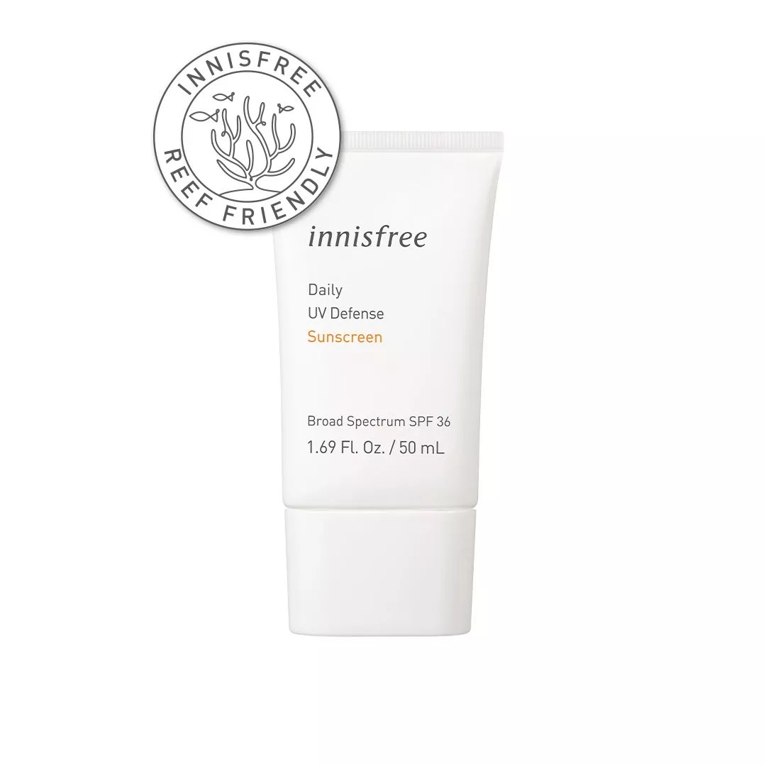 NEW Innisfree Daily UV Defense Sunscreen Broad Spectrum SPF 36 M free