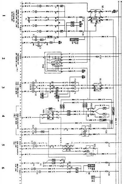 Электросхемы автомобиля Holden Astra TR (Holden Astra III, Opel Astra F