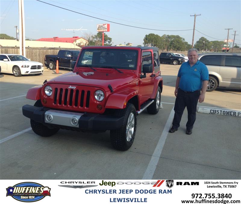 Thank you to Andrew Hess on the 2013 Jeep Wrangler from