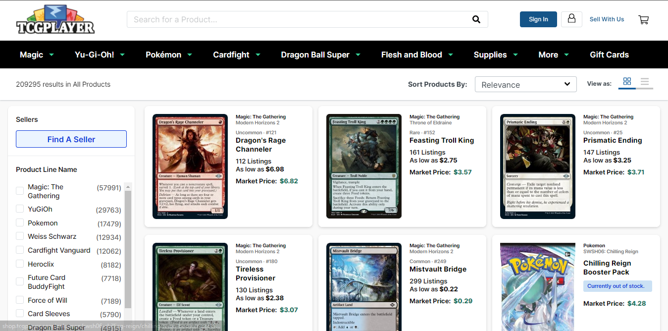 Best sites to Sell Pokémon Cards