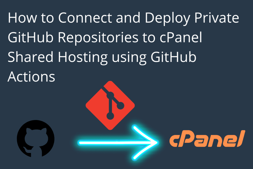How to Connect and Deploy Private GitHub Repositories to cPanel Shared