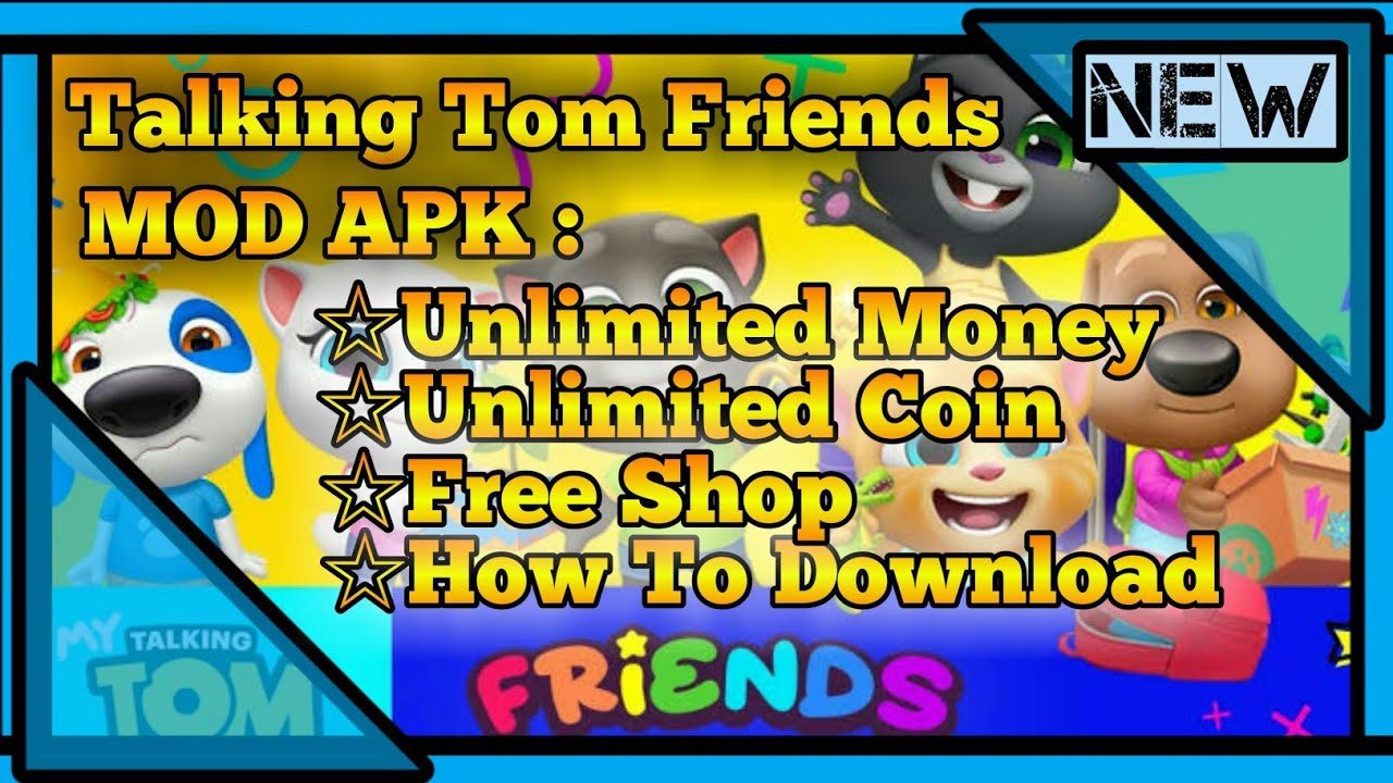My Talking Tom Friends MOD APK v 1.4.1.3 Android/iOS [Free Money]