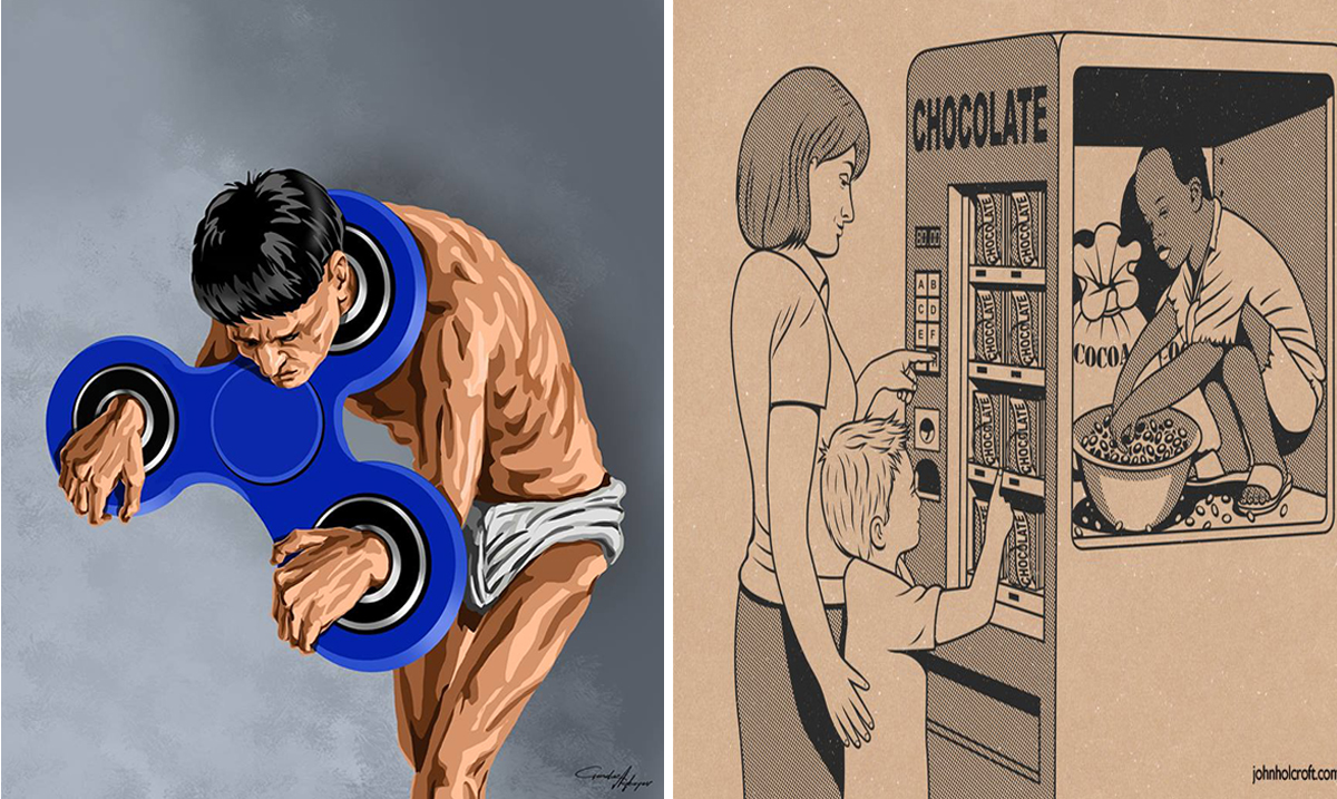 20+ Controversial Art Illustrations That Will Make You Rethink The