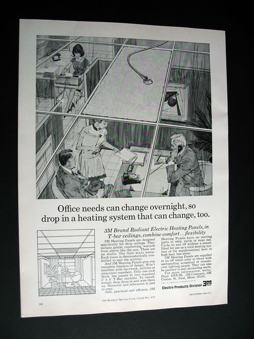 Electric Radiant Ceiling Heat 1970S Qmark Radiant Ceiling Panels