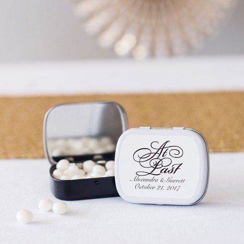 Fun Wedding Favors Personalized Mints A Wedding Cake Blog