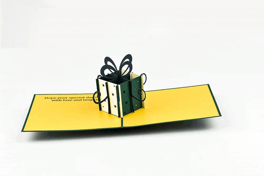 Ready2Go CardHappy Birthday! Gift Box Awesome 3D Cards