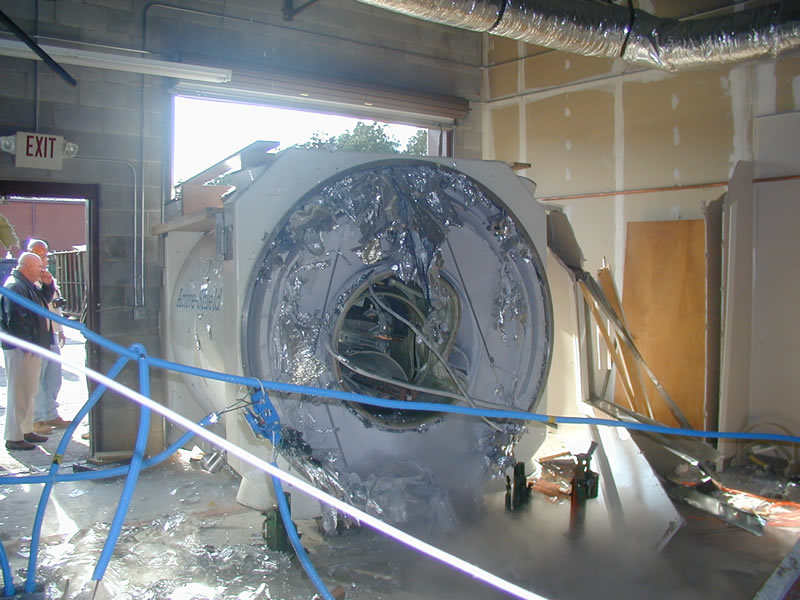 MRI Machine Explodes Into A Million Pieces Due To Pressure Build Up
