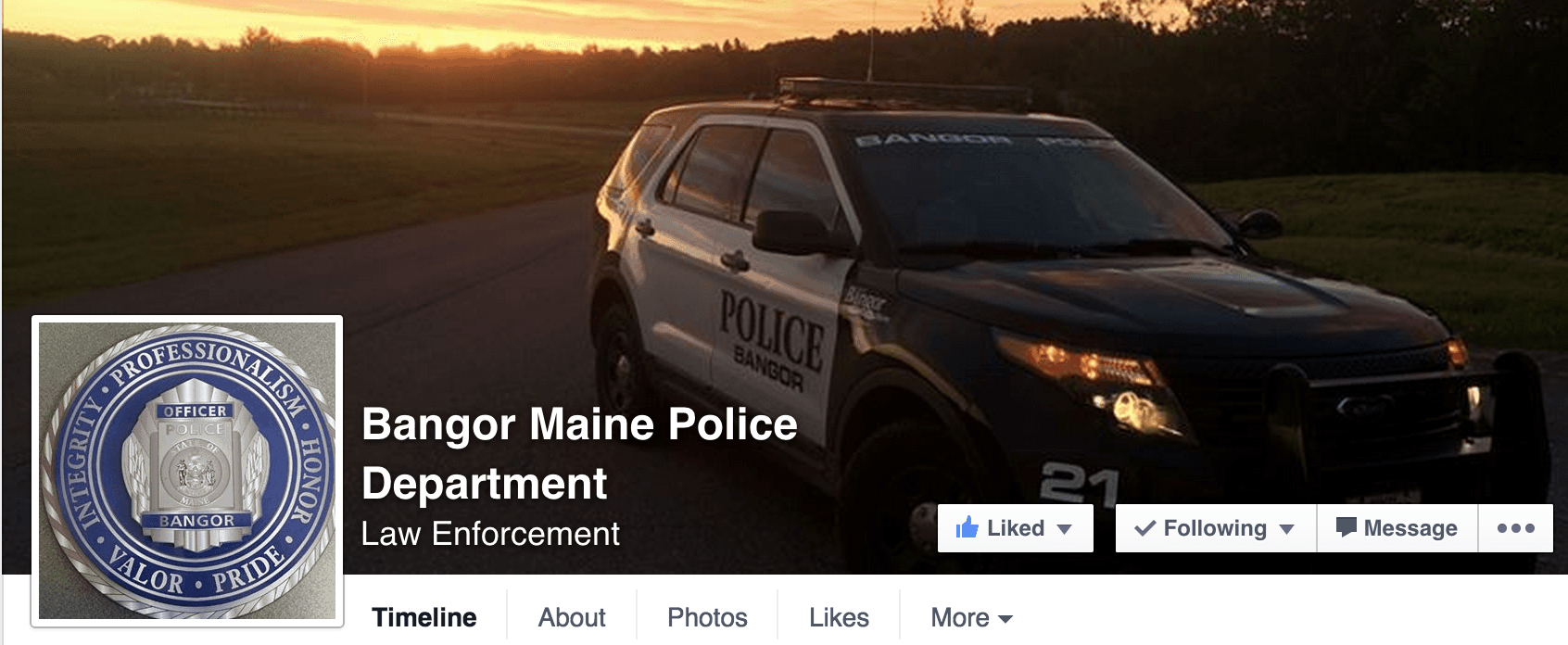 The Bangor Maine Police Department Is 'The Bomb Dot Com' Of Police