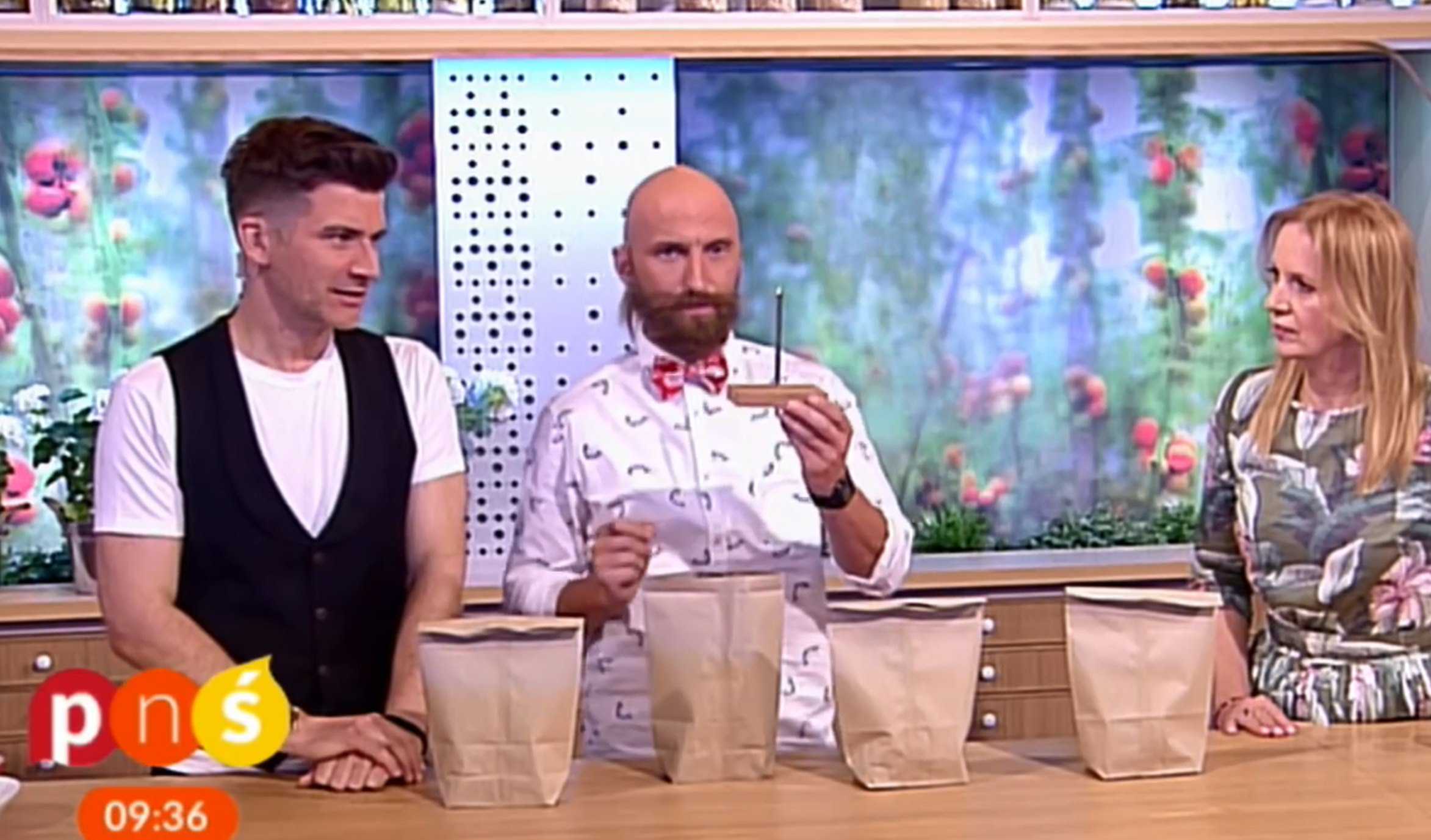 VIDEO TV Host Stabbed In The Hand After Major Magician Fail •