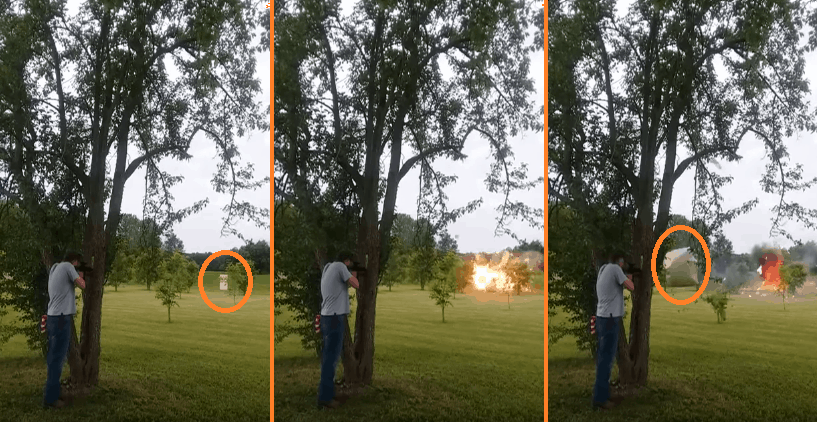 VIDEO Man Almost Killed After Shooting Fridge Filled With Tannerite