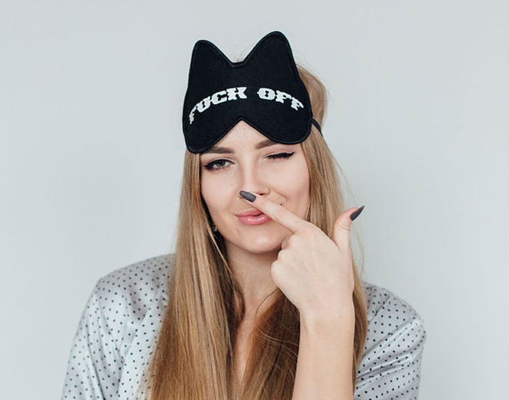 34 Funny & Cute Sleeping Masks for Sleepy Heads