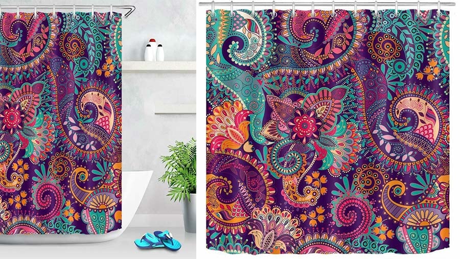 30 Unique Shower Curtain Ideas for Cozy Bathroom