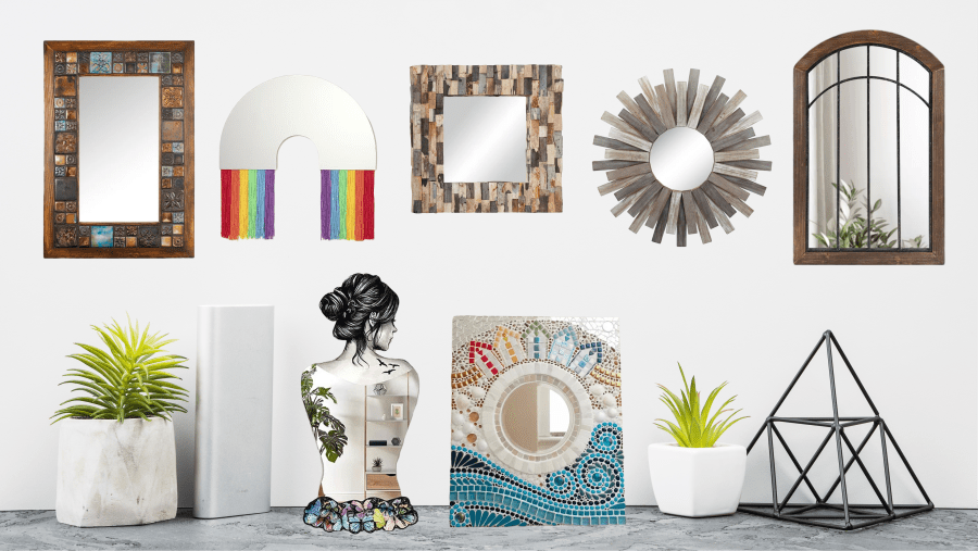 30 Unique Wall Mirrors to Improve Your Home Decor