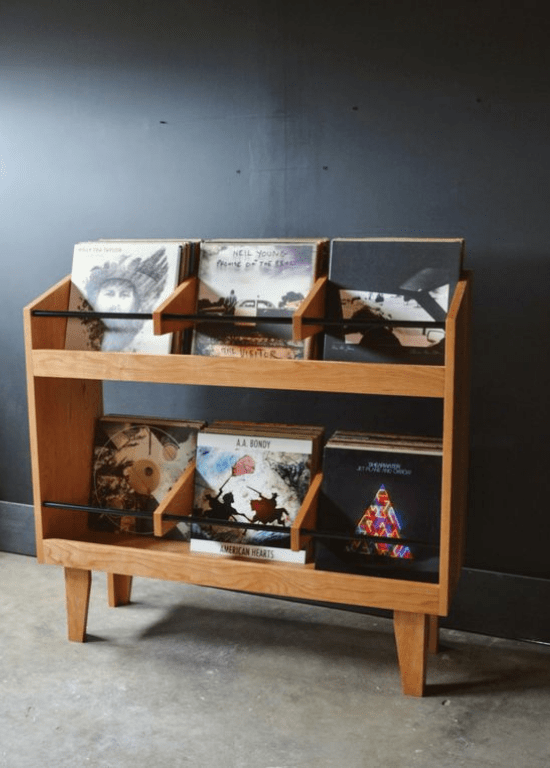25 Creative DIY Vinyl Storage Idea for Easy Organizing