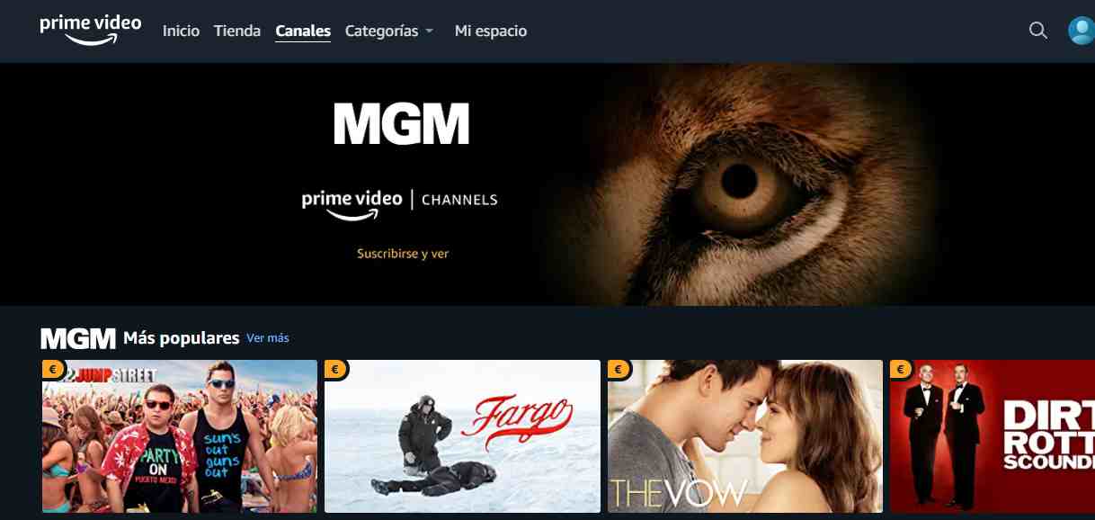 Amazon Prime Video Channels llega a España esta es la lista de canales