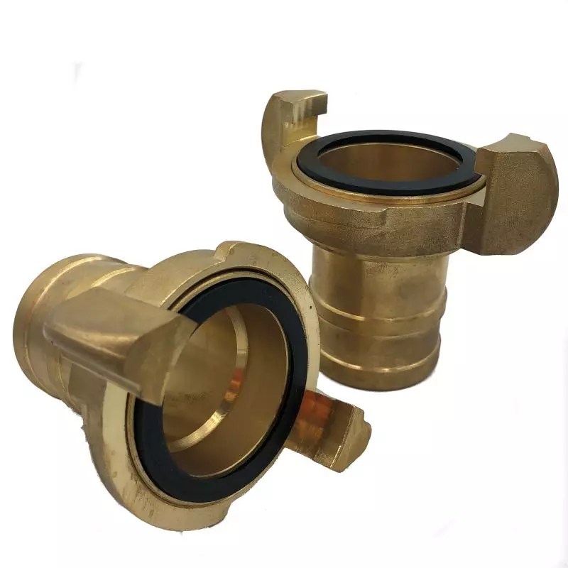 Coupling Set 50mm Nakajima x 50mm Hose Tail Brass AWFS