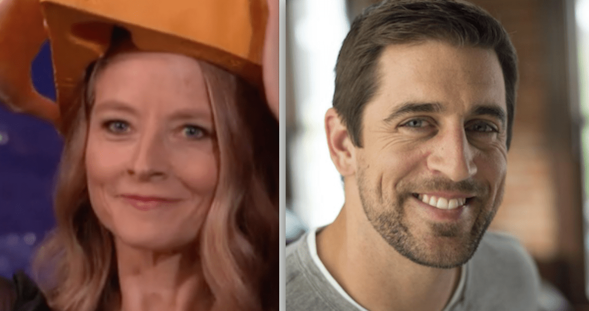 Jodie Foster returns favor to Aaron Rodgers, thanking him in Golden
