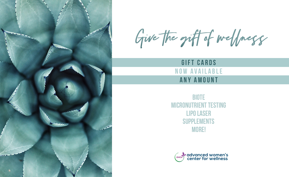 The Gift of Wellness Gift Certificates Available Now to the Advanced