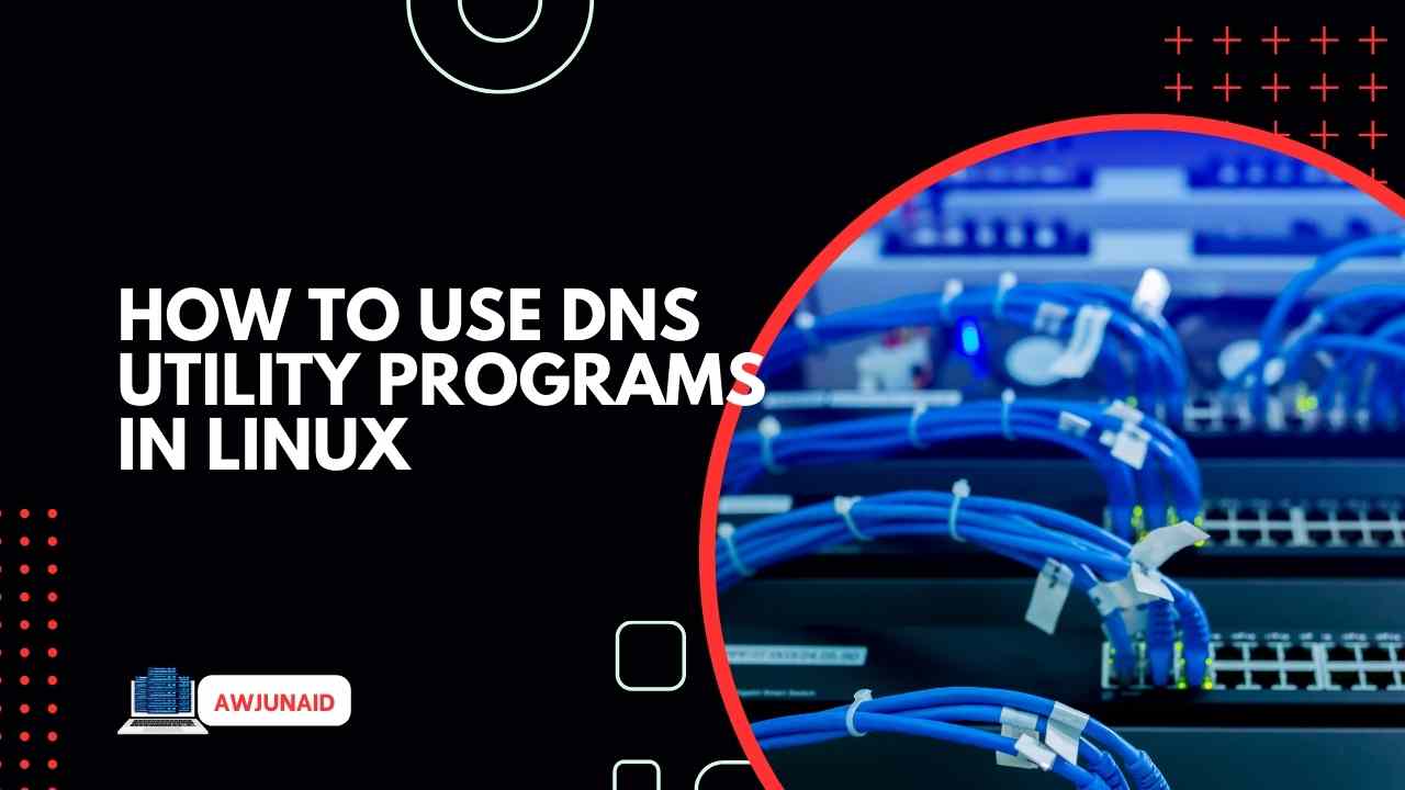 how to use DNS utility programs in Linux Abdul Wahab Junaid