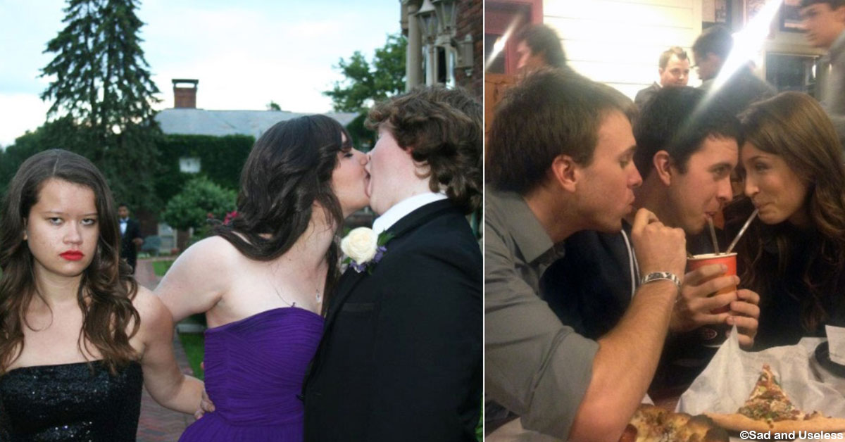 These Photos Perfectly Capture What It's like to Be a Third Wheel